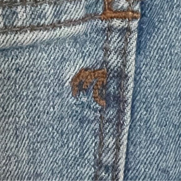 Madewell  *  Denim Shorts  Button Front Edition  High Rise  Size 27 - Picture 4 of 14